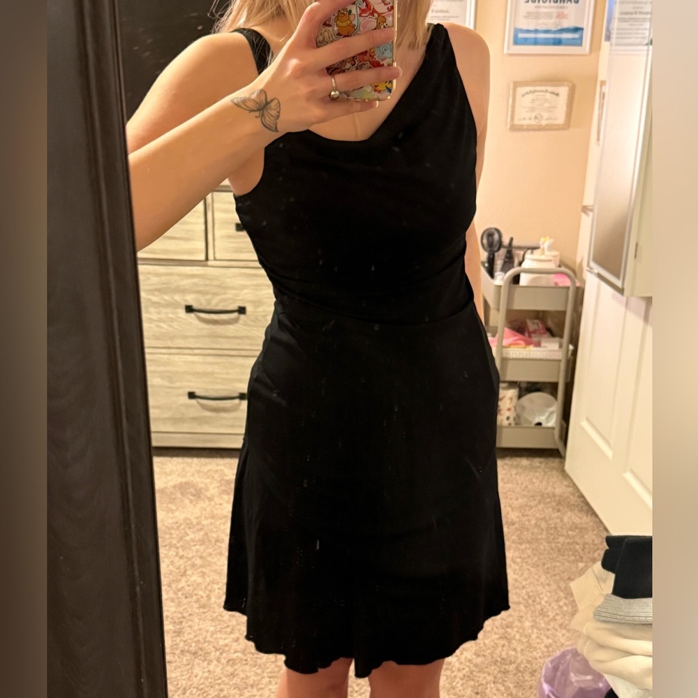 Misdemeanor A-Line Black Dress Size Large